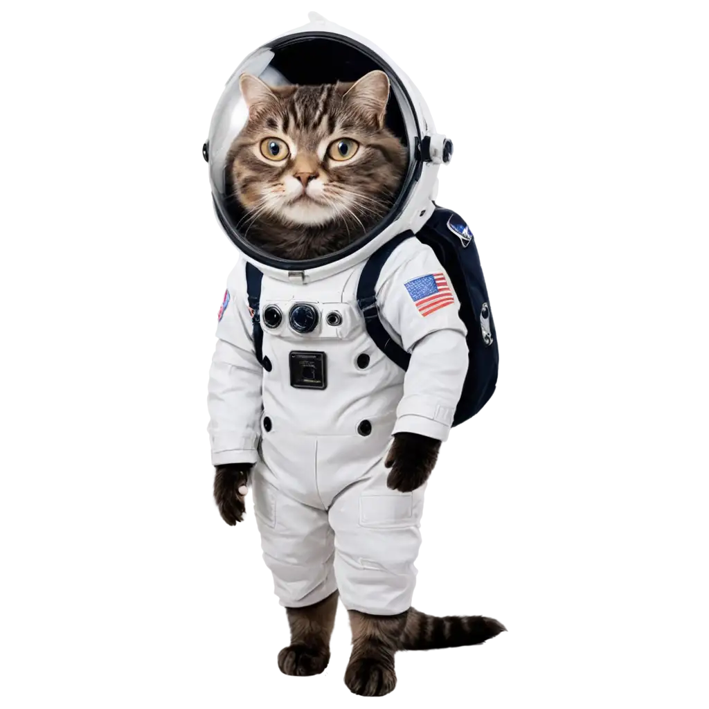 Create your cat astronaut in suit