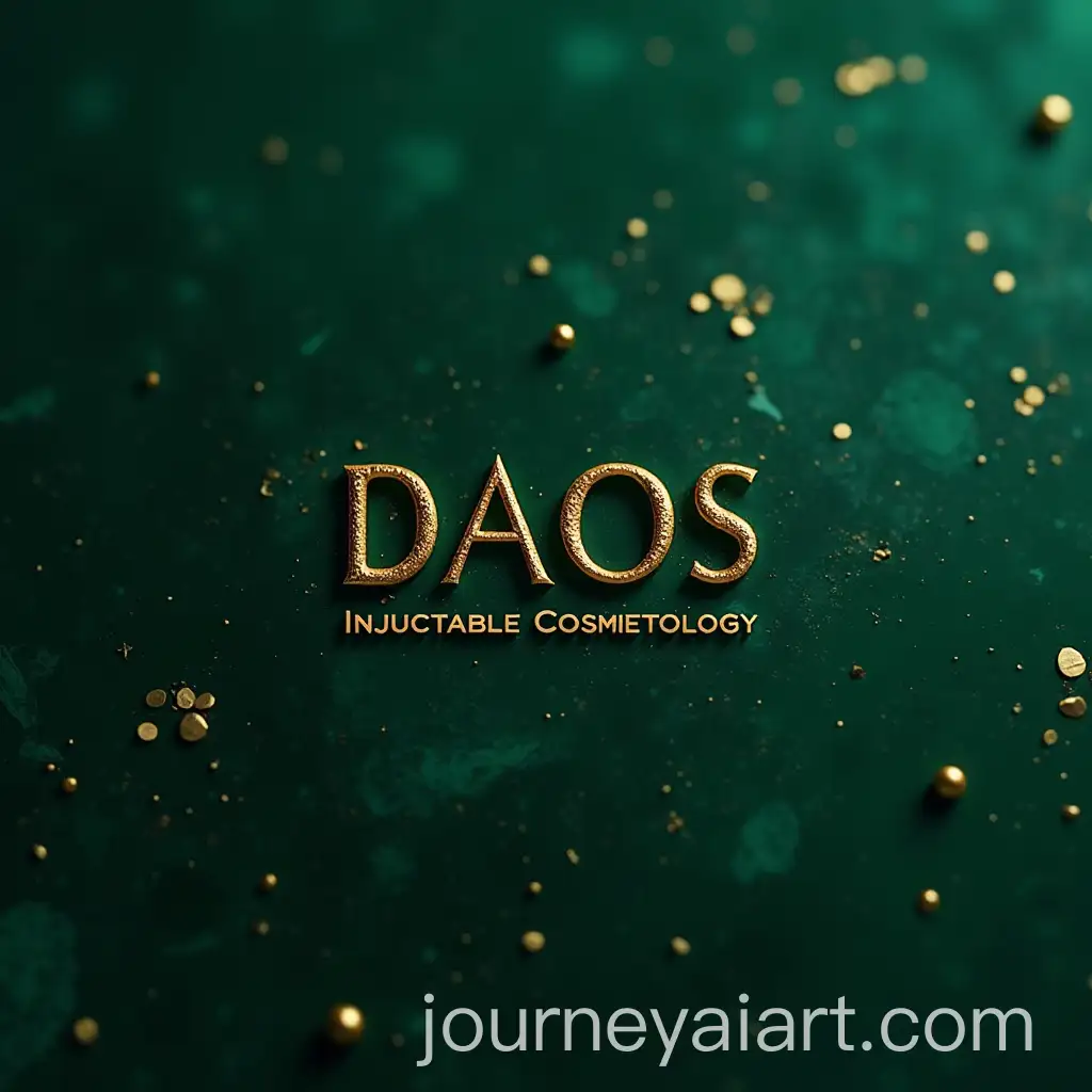 DAOS-Injectable-Cosmetology-Logo-with-Malachite-and-Gold-Accents