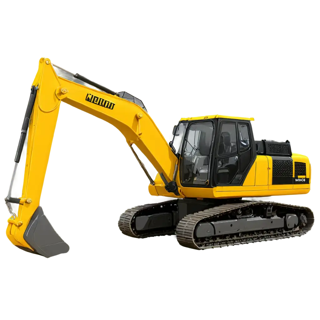 HighQuality-Yellow-Excavator-PNG-in-Vector-Art-Format-HD-Image-for-Versatile-Use