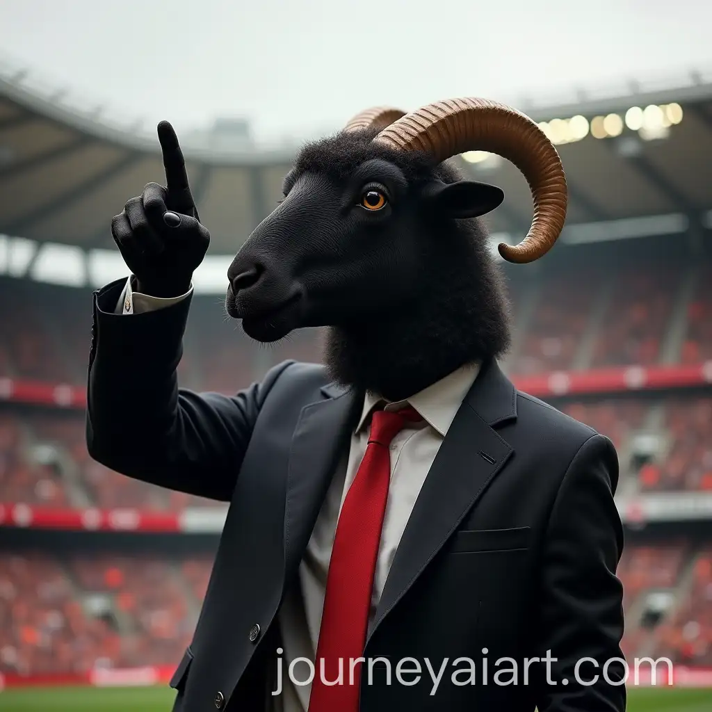 Black-Sheep-in-Suit-Giving-Speech-at-Santiago-Bernabu