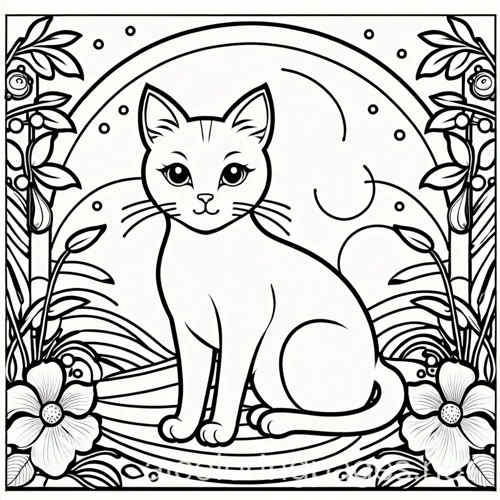 Cat-Coloring-Page-Simple-Line-Art-for-Kids