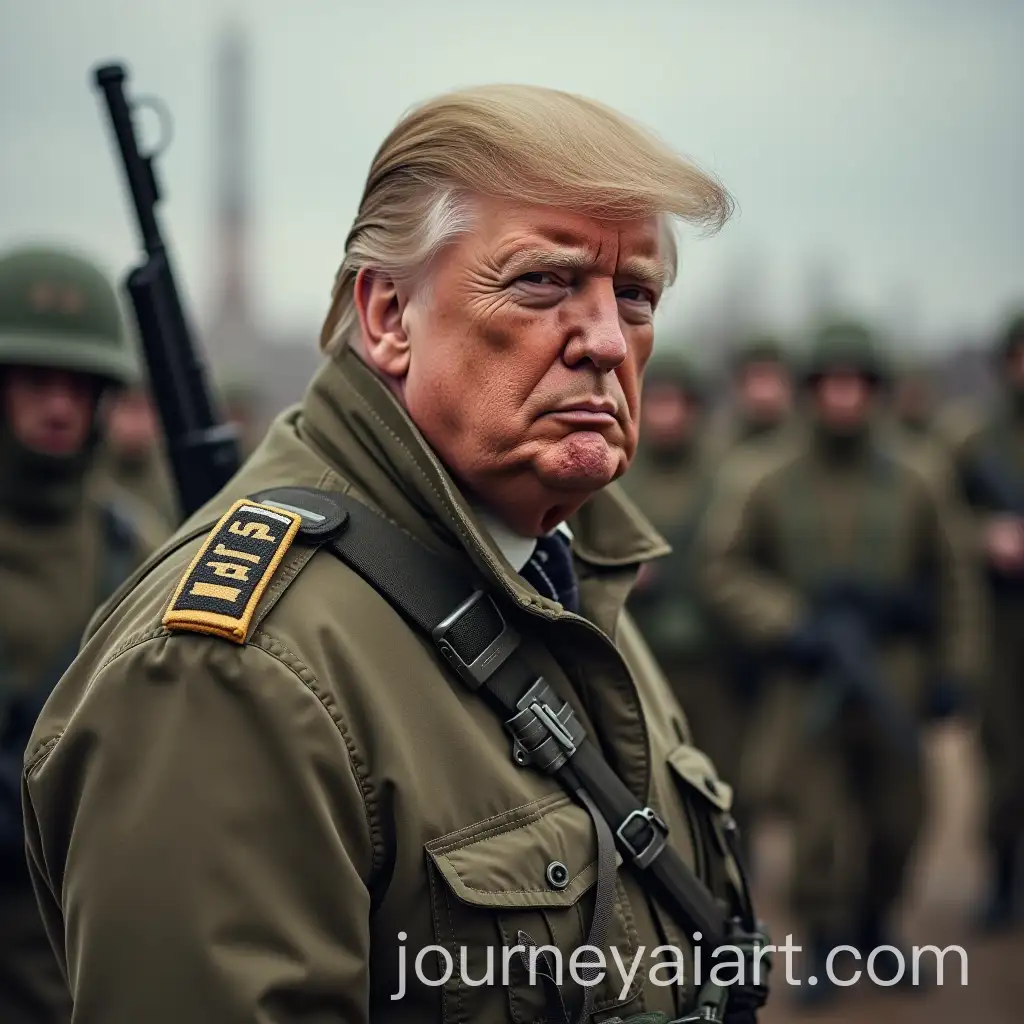Donald-Trump-Joining-Battle-in-Soldier-Attire