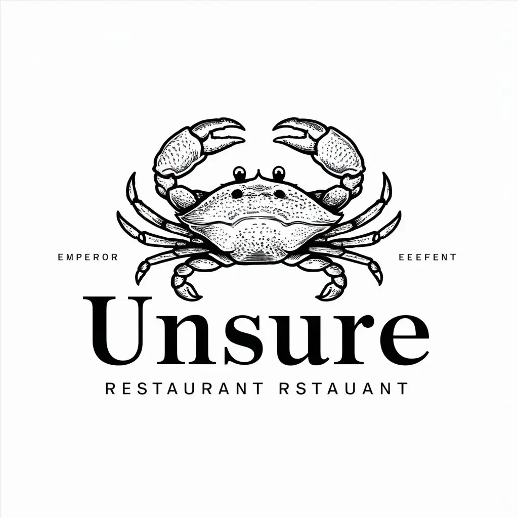 LOGO-Design-For-Unsure-Emperor-Crab-in-Restaurant-Industry