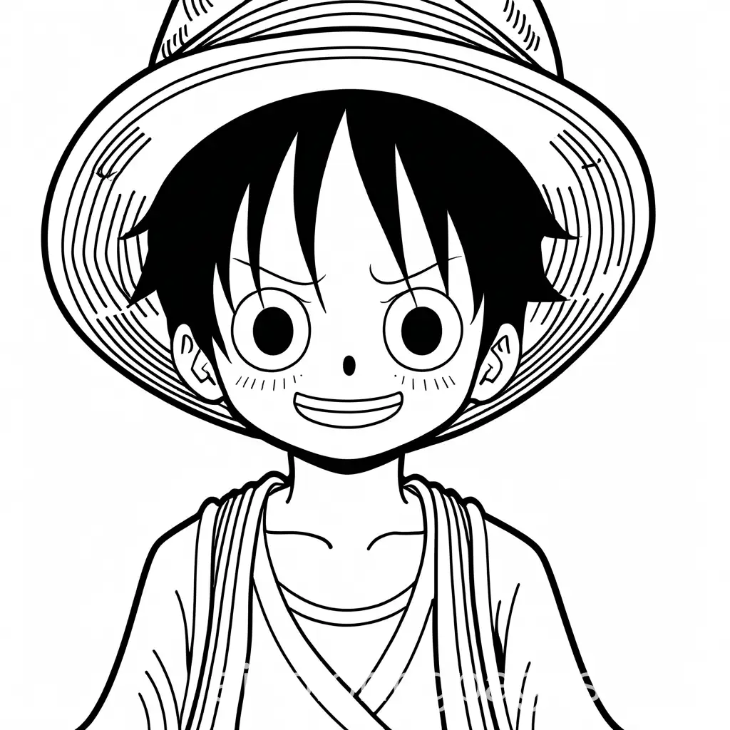 Luffy-from-One-Piece-Coloring-Page-for-Kids