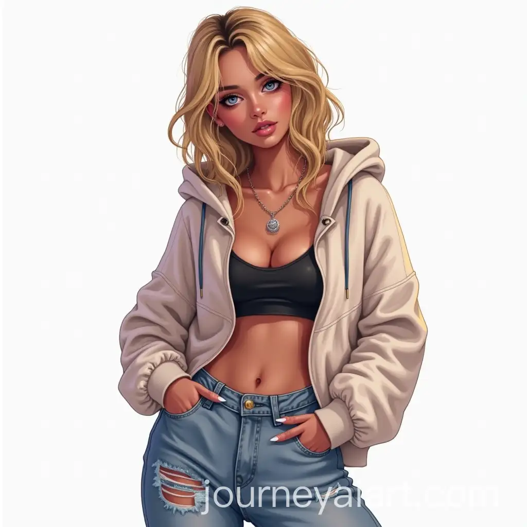 Hip-Hop-GirlAI-Image-Prompt-Expansion-with-Blonde-Streaks-Baggy-Jeans-and-Oversized-Hoodie