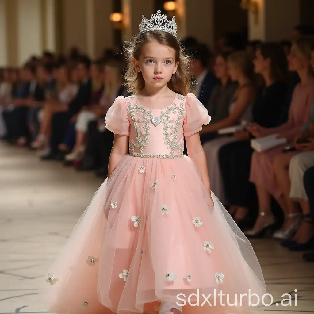 Baby-Model-in-Princess-Aurore-Inspired-Fashion-at-Paris-Collection-Runway