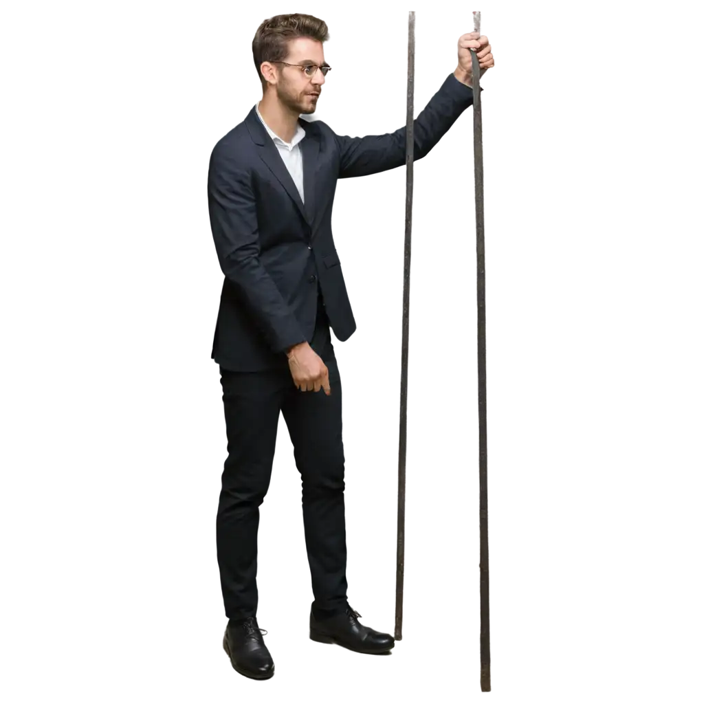 Man-Standing-with-Iron-Rod-PNG-Image-Powerful-Visual-Representation