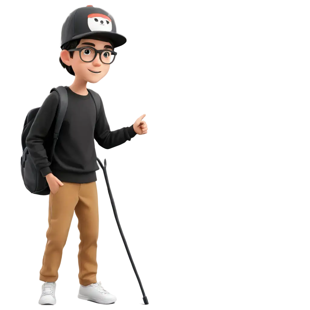 Cartoon-Boy-with-Black-Glasses-and-Cap-PNG-Image-Playful-Character-Design