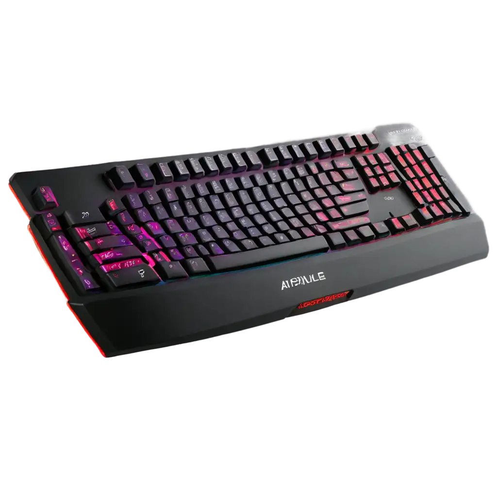 Gaming-Keyboard-with-Colourful-Backlight-PNG-Image-for-Creative-Projects