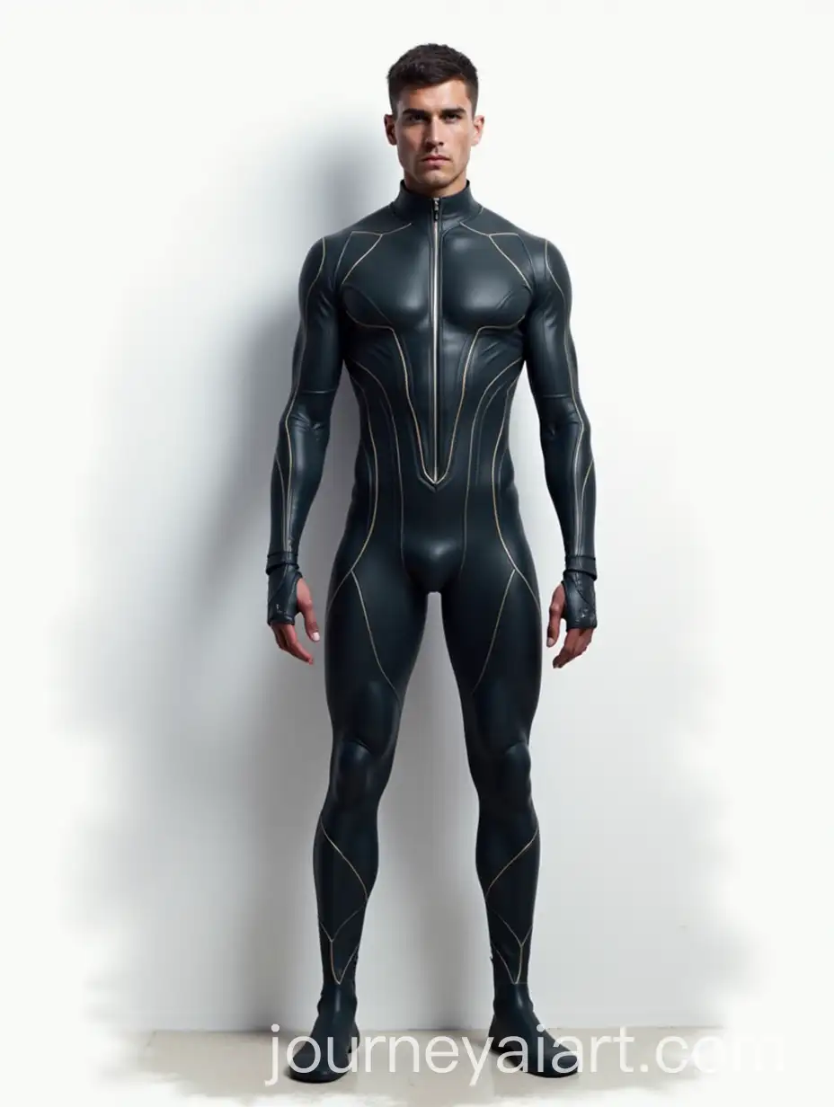 Futuristic-Male-Model-in-HighTech-Bodysuit