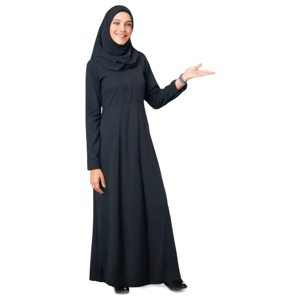 HighQuality-PNG-Image-of-a-Muslim-Woman-Teacher-Standing-Perfect-for-Educational-Resources