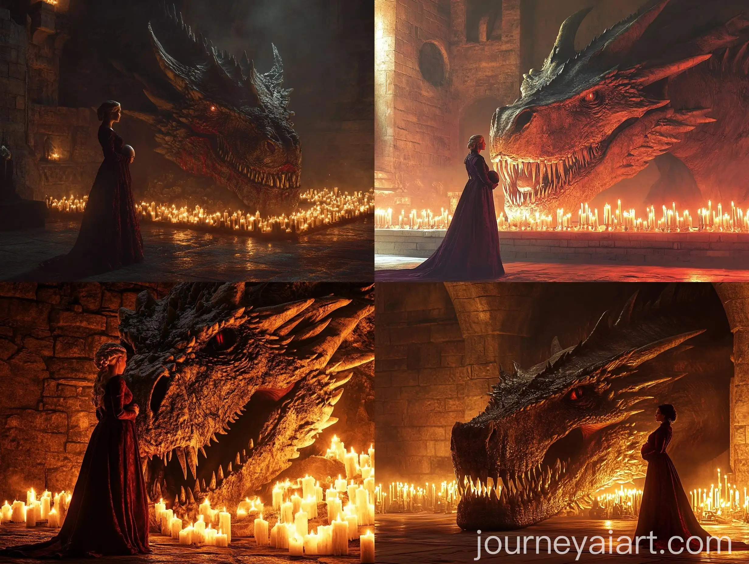 Pregnant-Queen-Rhaella-Targaryen-at-Balerions-Skull