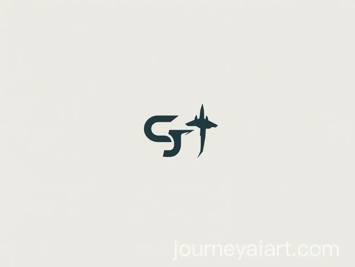 Minimalist-GJ-Jet-Plane-Logo-Design-in-Modern-Style