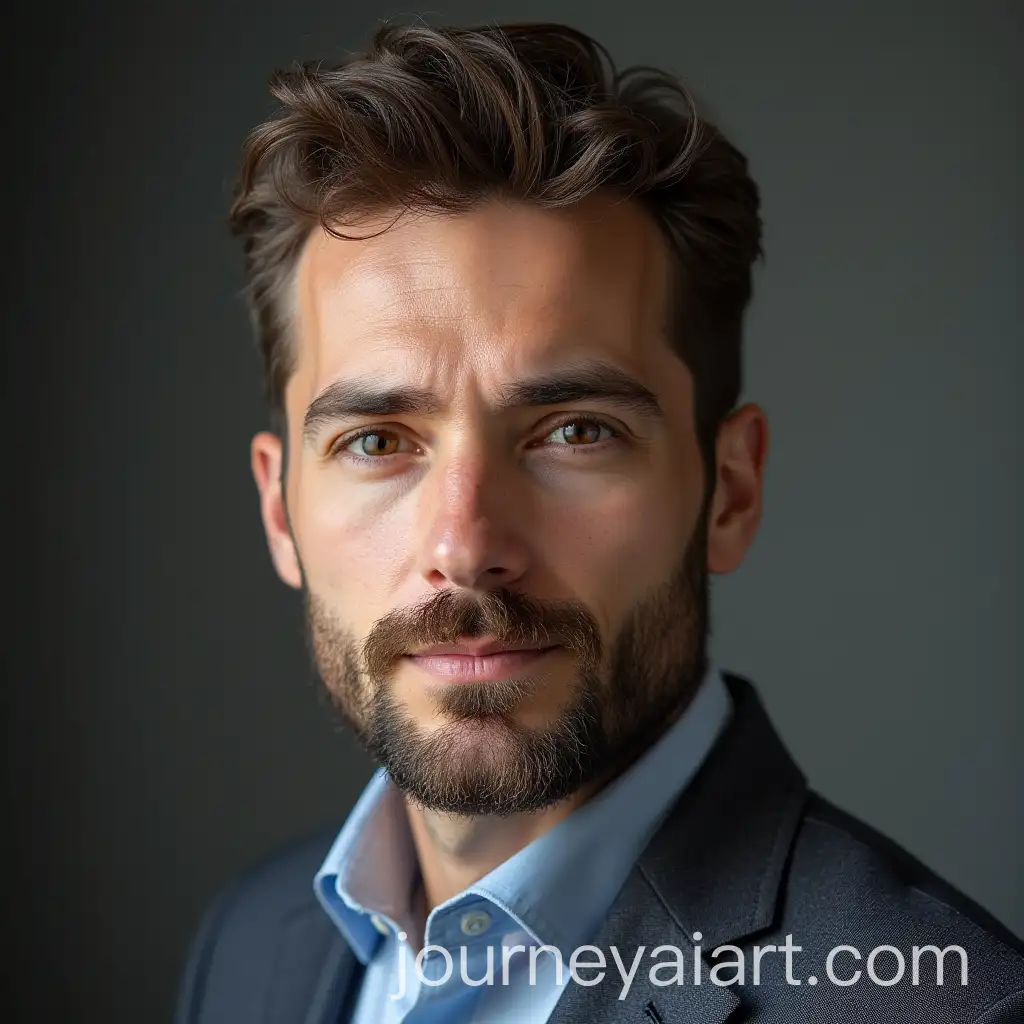 Portrait-of-a-Man-in-a-Minimalistic-Style