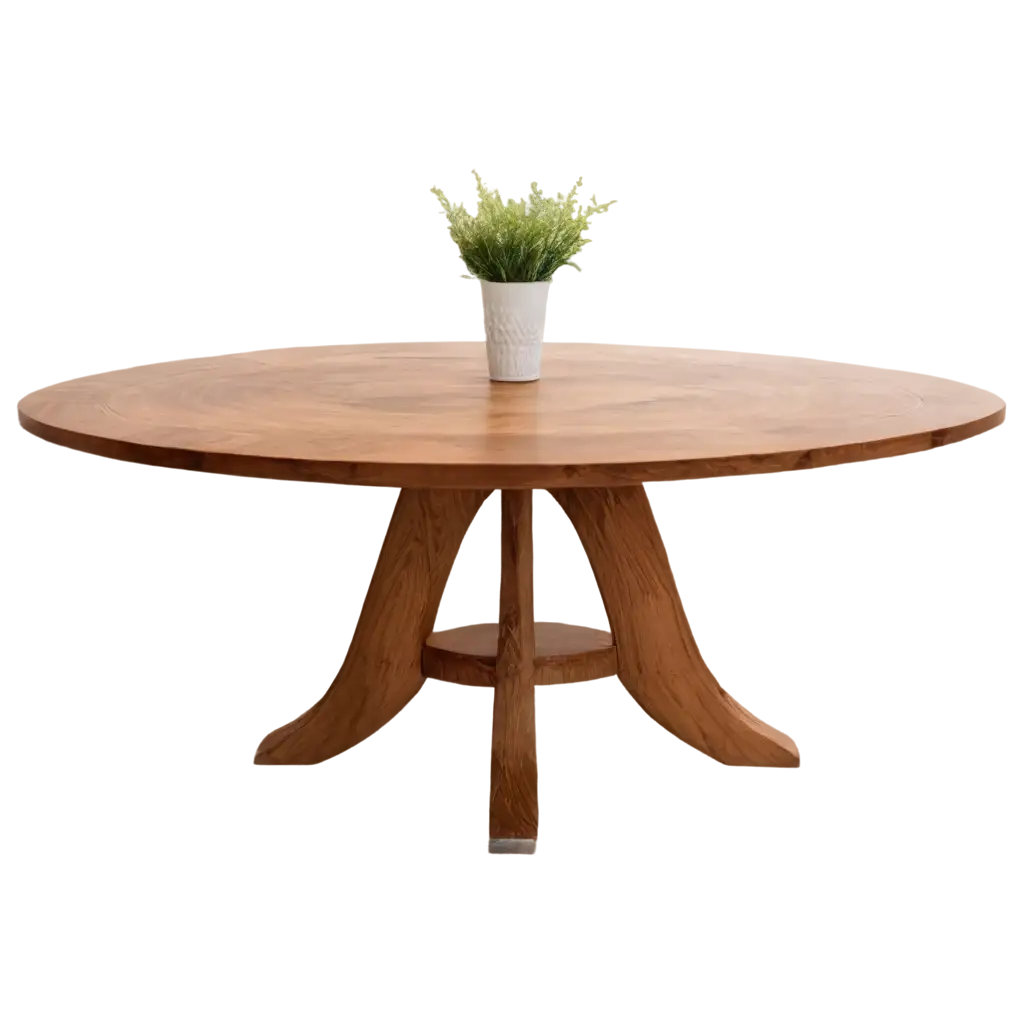 amazing round wooden dining table