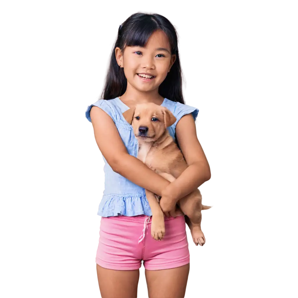 PNG-Image-Happy-Asian-Girl-Holding-a-Dog-and-Smiling