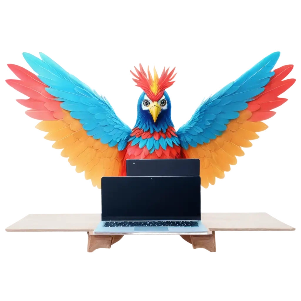 Vibrant-Garuda-Bird-with-Colorful-Feathers-PNG-Image-for-Creative-Design