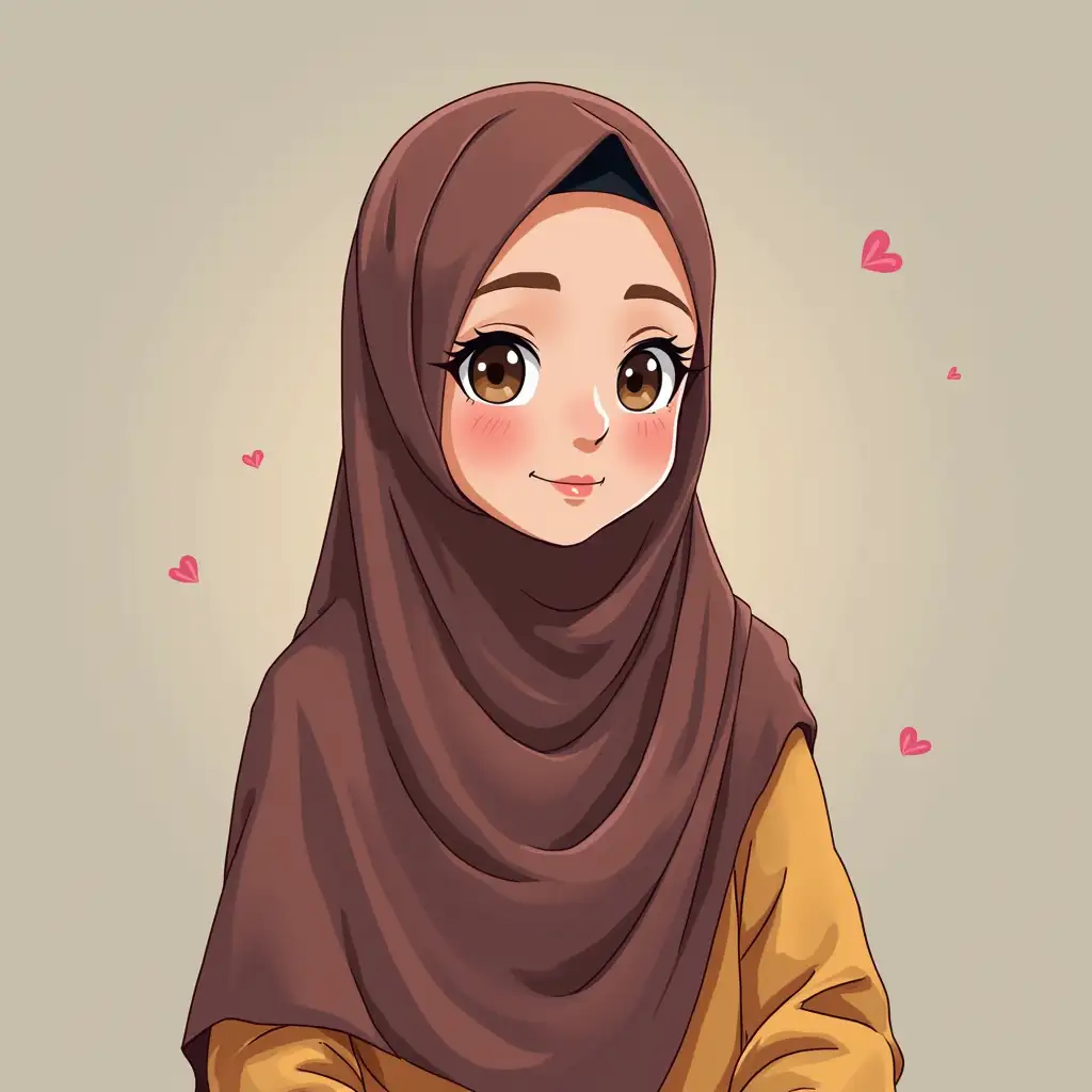 Animate gadis berhijab