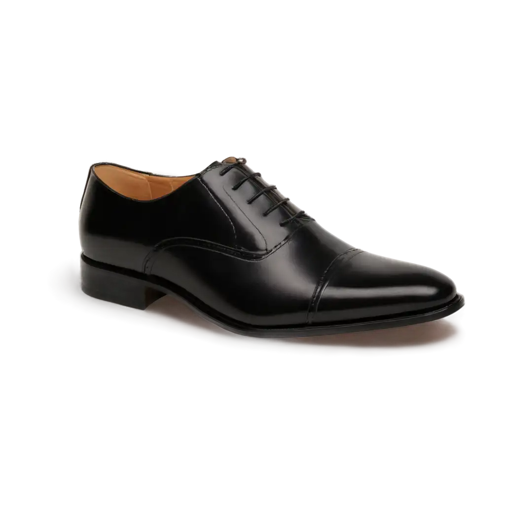 Leather cut shoes