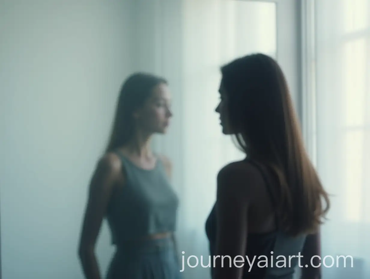 Person-Reflecting-in-the-Mirror-in-a-Minimalistic-Modern-Setting