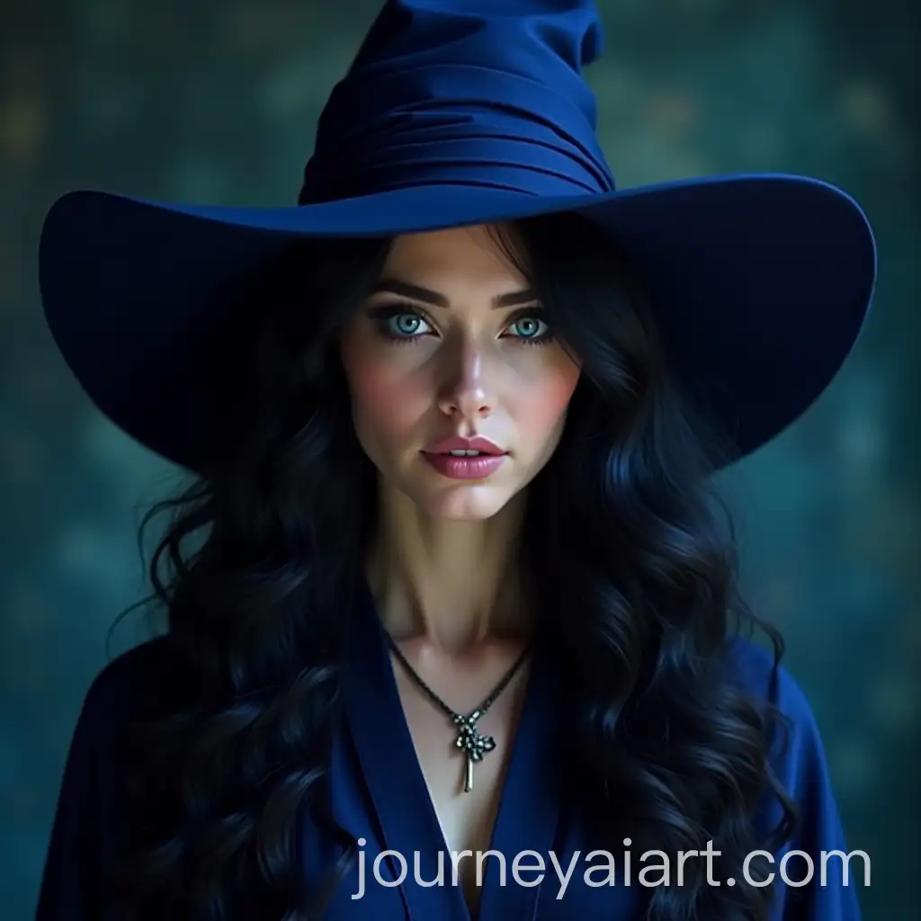 Enchanting-Female-Moon-Sorceress-in-Midnight-Blue-Attire