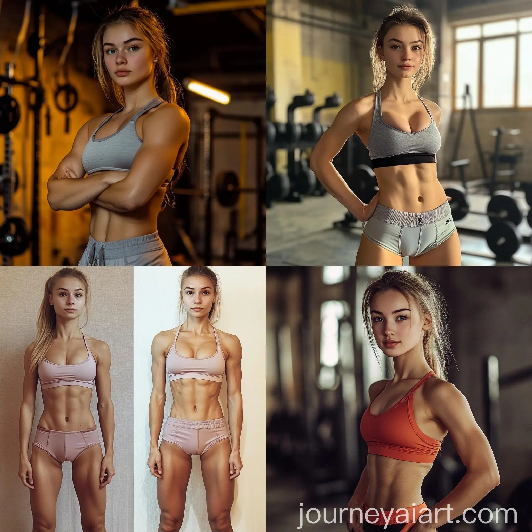 Fit-Ukrainian-Woman-in-Gym-Shorts-Athletic-and-Confident