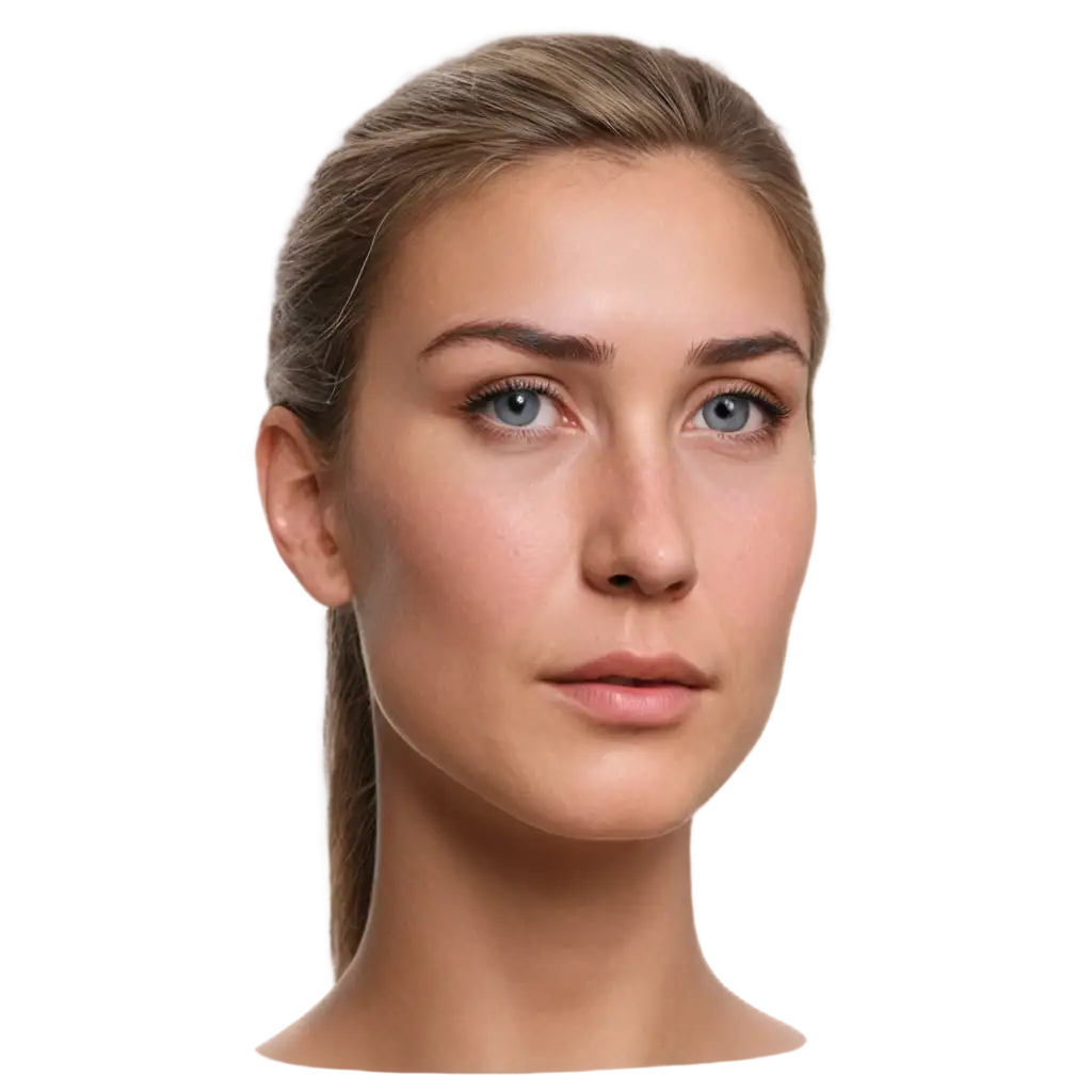 Realistic Human face nose