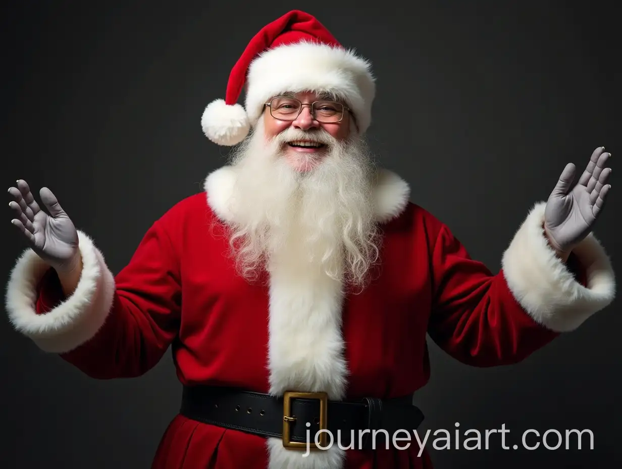 Smiling-Santa-Claus-with-Open-Arms-in-Realistic-Style
