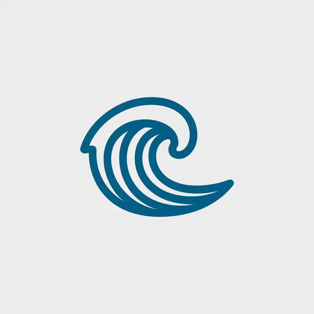 Flat-Ocean-Logo-Design