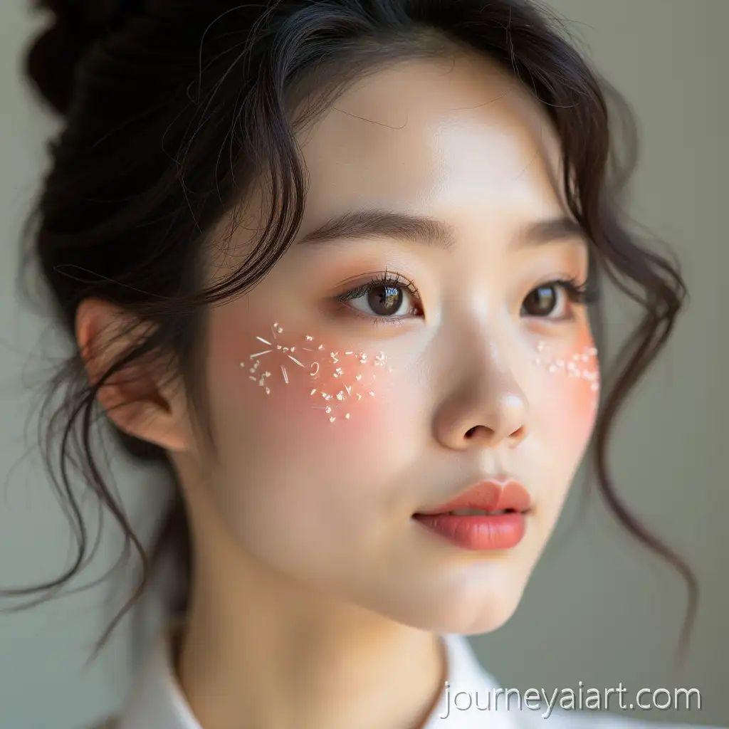 Chinese-Female-Beauty-Practicing-Mien-Shen-Face-Reading-with-Destiny-and-Health-Lines