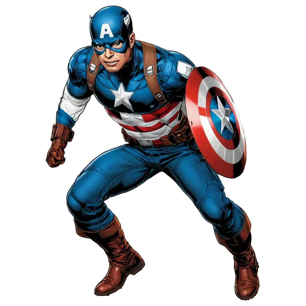 HighQuality-Captain-America-PNG-Image-for-Versatile-Digital-Use