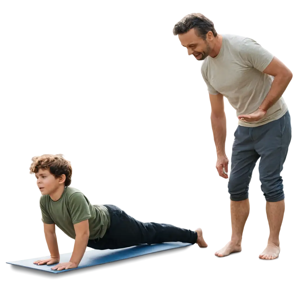 HighQuality-PNG-Image-of-Father-and-Son-Doing-Pilates-Enhance-Fitness-Content-with-Visual-Clarity