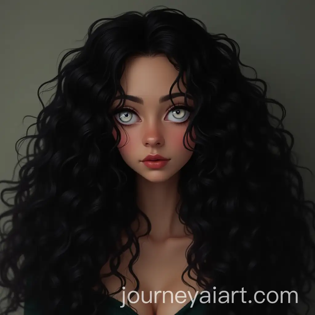 Goddess-with-Long-Curly-Black-Hair-and-White-Eyes