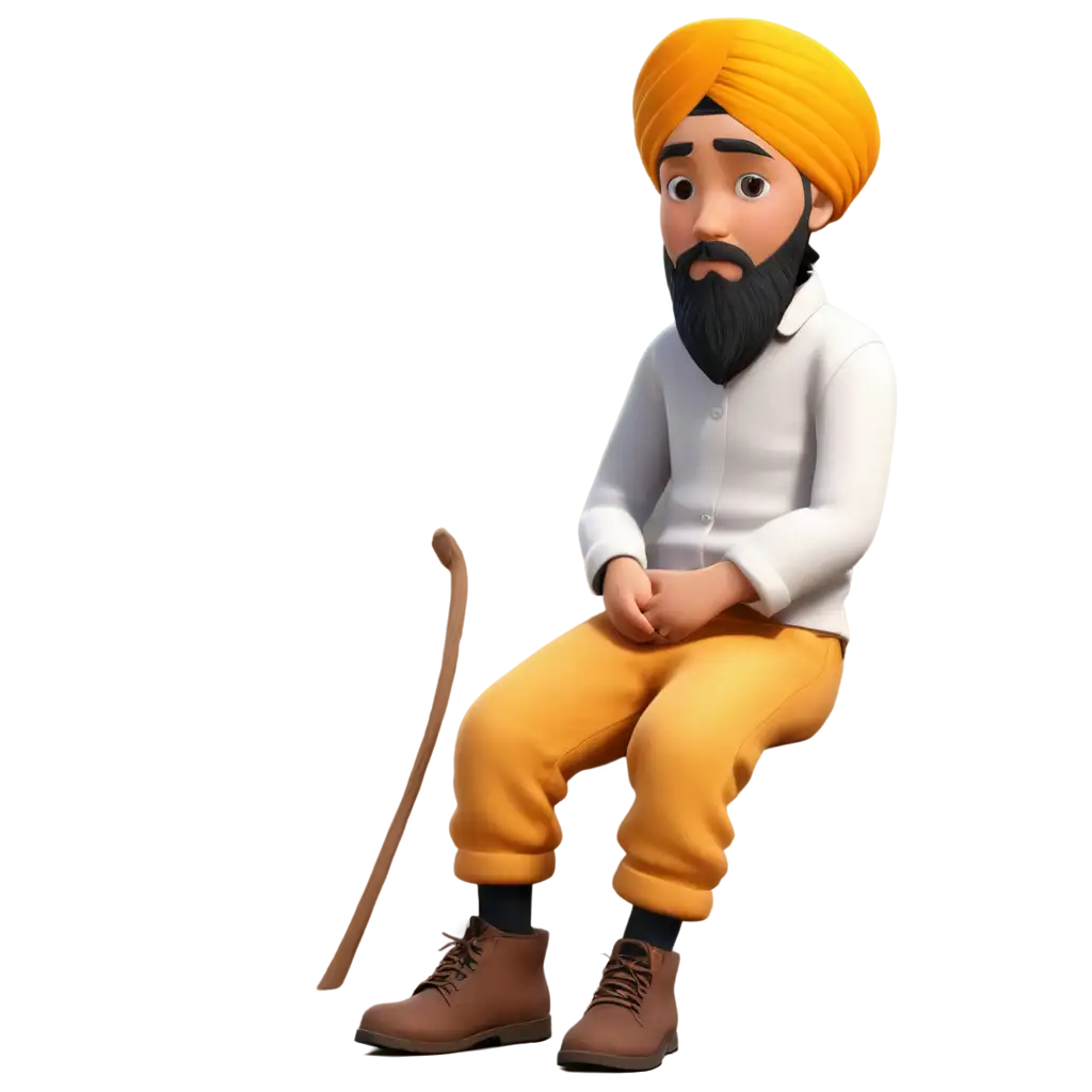 3D-Sad-Sikh-Boy-PNG-Image-Emotional-Illustration-of-a-Sikh-Boy-in-3D-Format