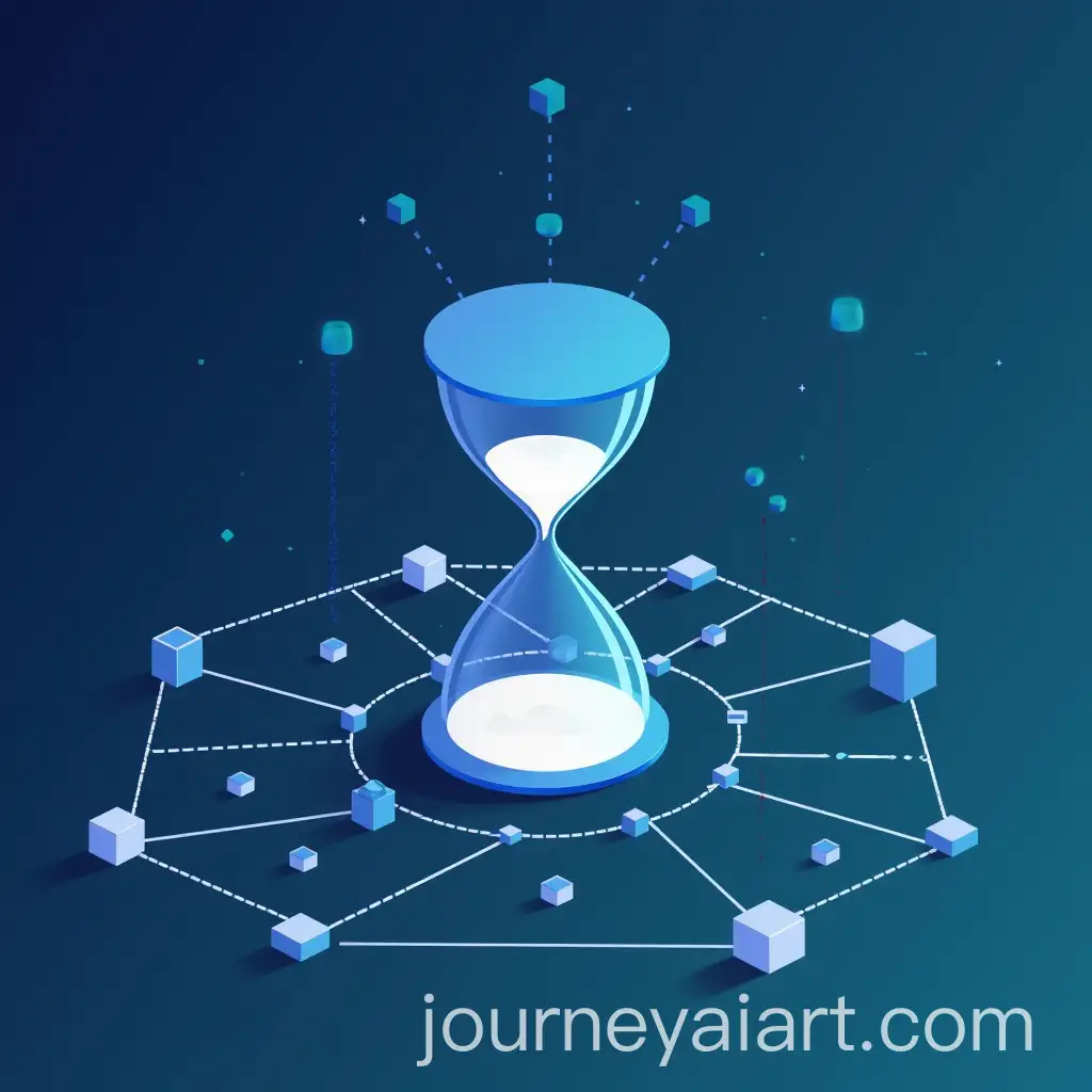 Hourglass-on-Geometric-Shapes-Representing-Data-Connections-in-Technology
