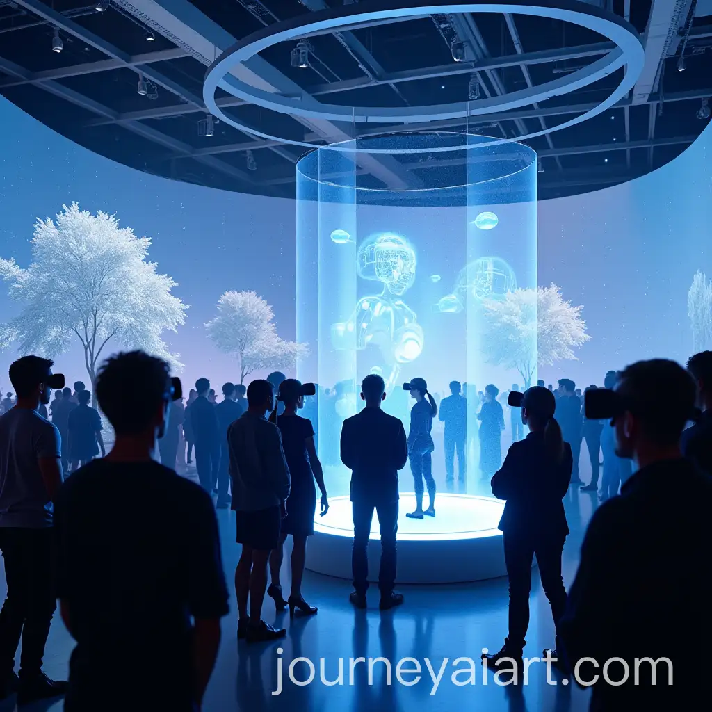 Futuristic-VR-Event-Space-with-Holographic-Displays-and-Digital-Avatars