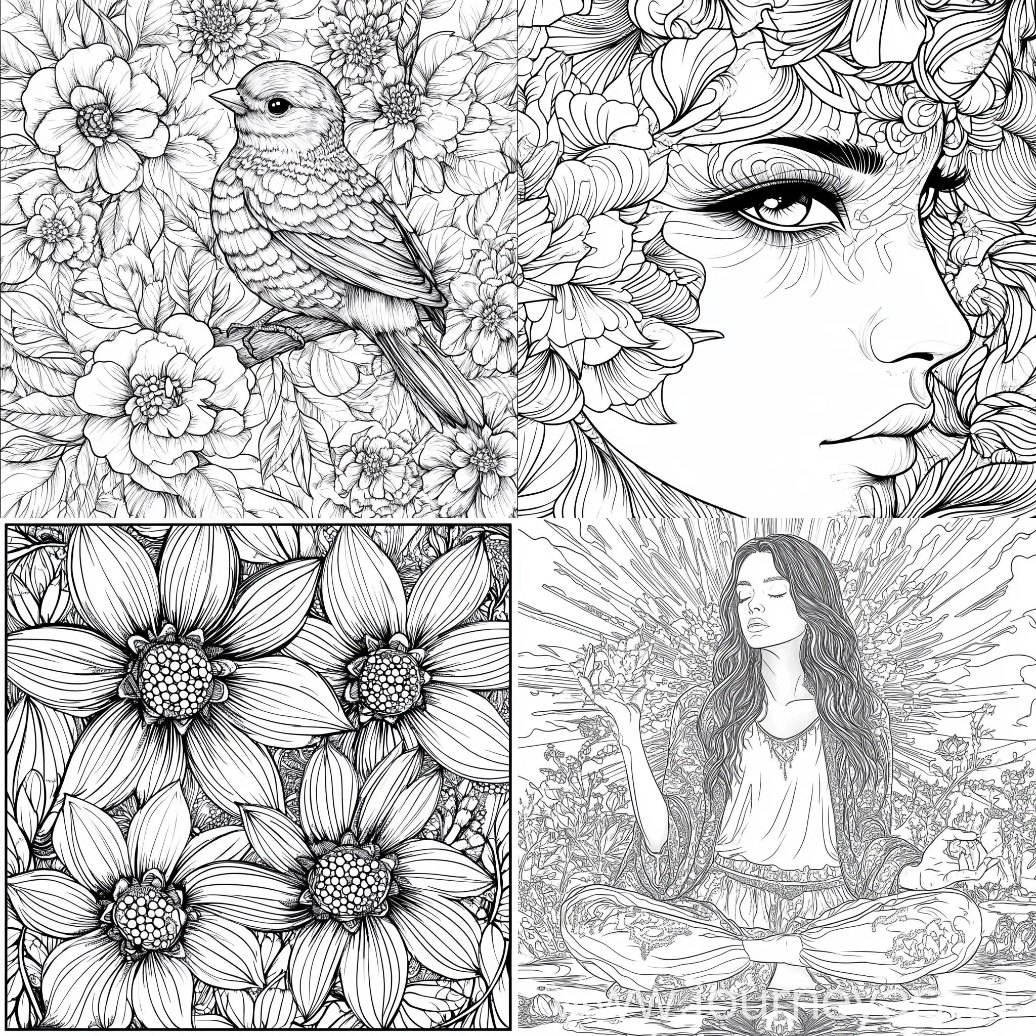 Relaxing-Coloring-Page-with-Floral-Patterns