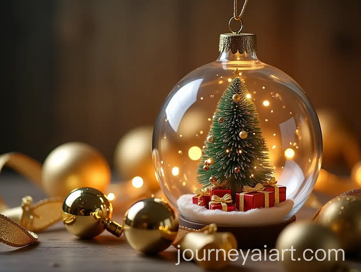 Miniature-Christmas-Tree-Glass-Ornament-with-Gifts-and-Decorations