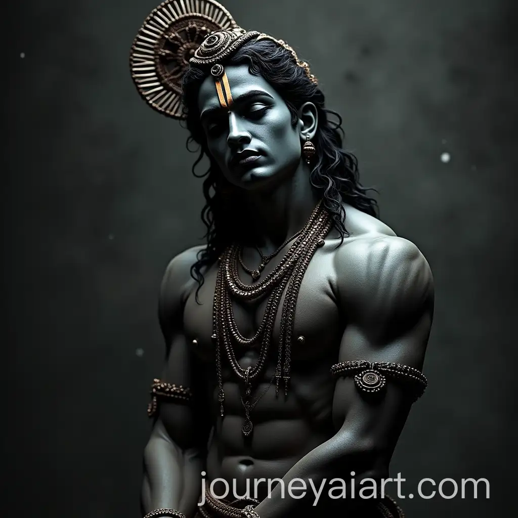 Powerful-and-Mystical-Depiction-of-Lord-Krishna-in-Dark-Tones