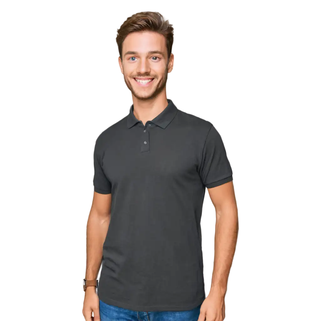 Smiling-Man-in-Polo-Shirt-PNG-Image-High-Quality-and-Versatile-for-Various-Uses