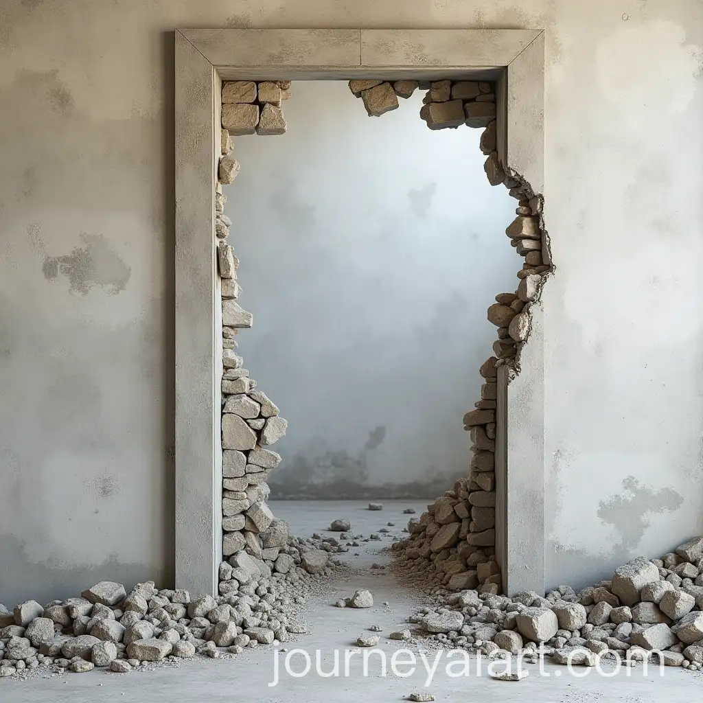 Breaking-Wall-in-Decaying-Environment