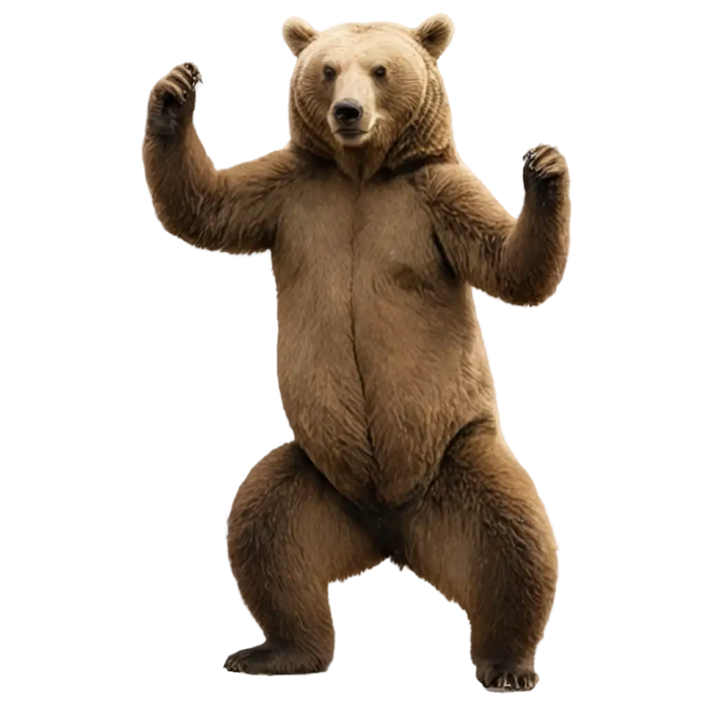 Dancing-Bear-PNG-Image-for-HighQuality-Visuals-andPNG-Image-Usage-Scenarios-Creative-Projects