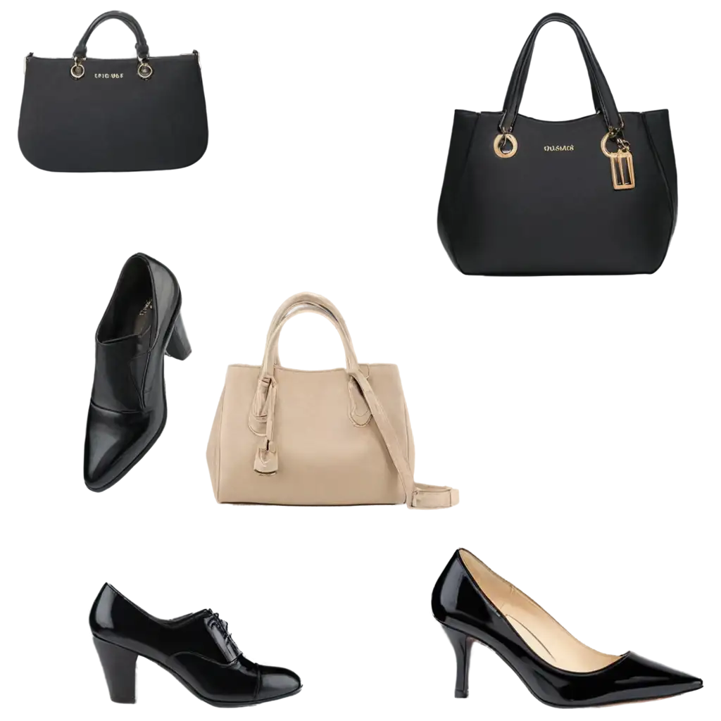 Collection-of-Bags-and-Shoes-PNG-Image-for-Fashion-andPNG-Image-Usage-Scenarios-Retail-Applications