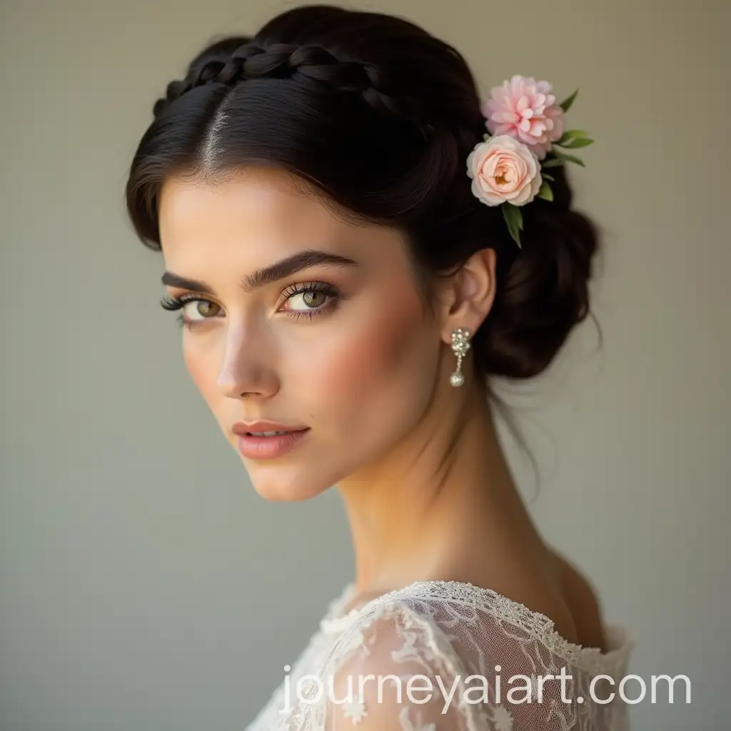 Elegant-Vogue-Model-Portrait-with-Sophisticated-Bridal-Hairstyle