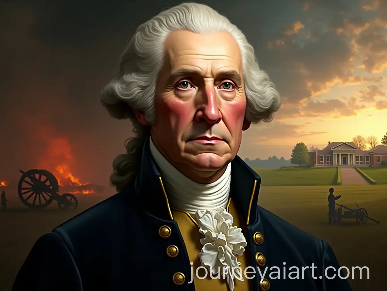 George-Washington-Portrait-with-Revolutionary-Battlefield-and-Mount-Vernon-Legacy