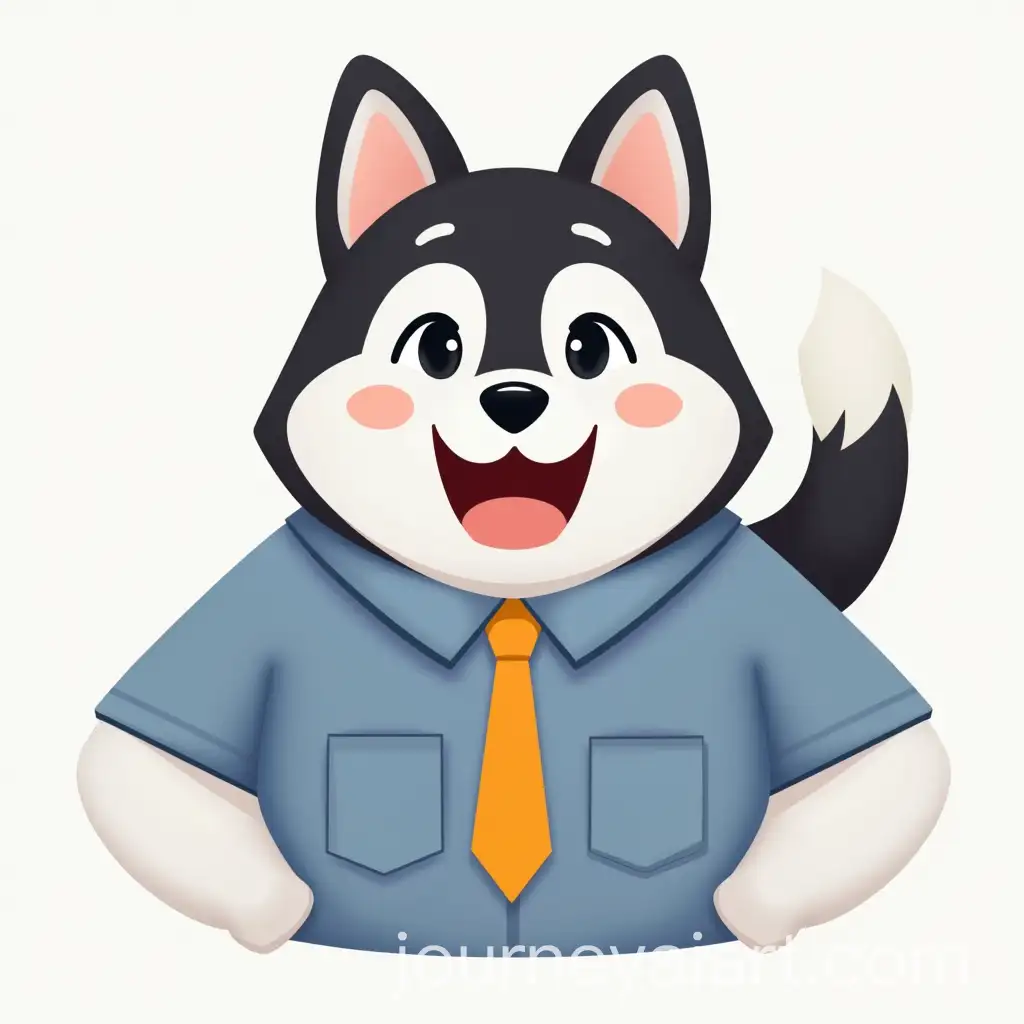 Husky-Emoji-Depicting-an-Office-Worker-in-a-Professional-Setting