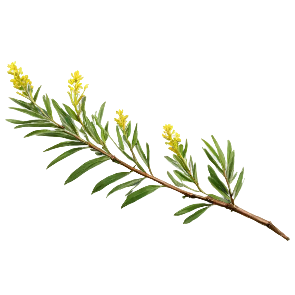 HighQuality-PNG-Image-of-a-Small-Wattle-Branch-for-Versatile-Uses