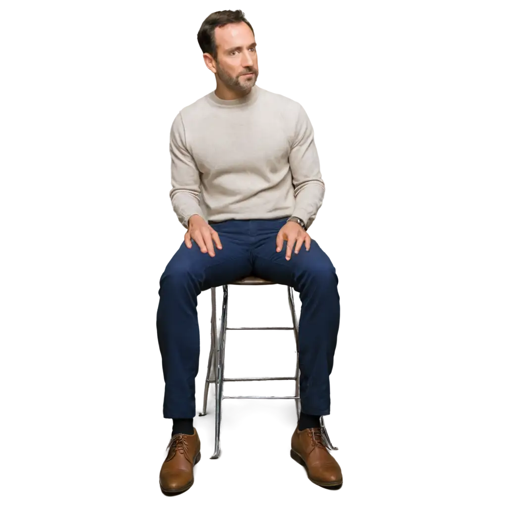 PNG-Image-of-a-Man-Sitting-Without-a-Chair-A-Symbolic-Representation-of-Freedom-and-Minimalism