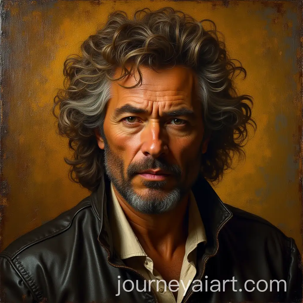 Portrait-of-Johnny-Hallyday-in-the-Style-of-Leonardo-da-Vinci