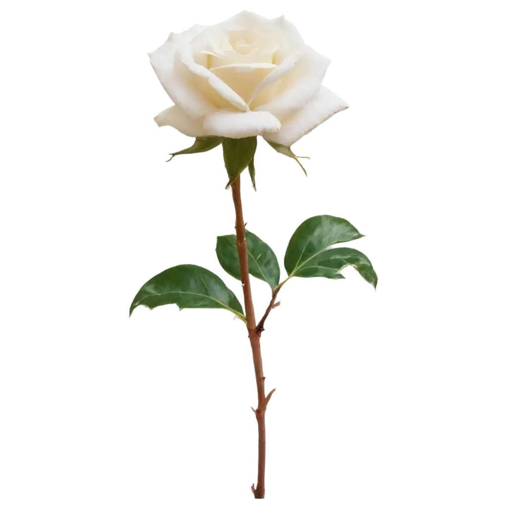 White-Rose-on-Tree-PNG-Image-for-HighQuality-Graphics-and-Design